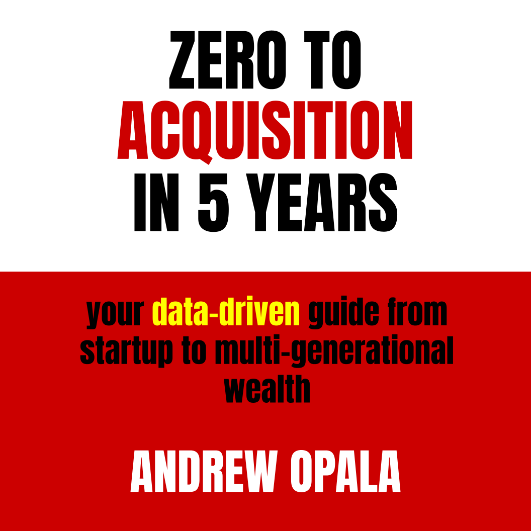 Zero to Acquisition Book Cover